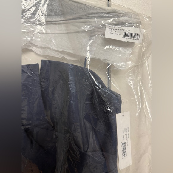 JAYGODFREY Midnight Blue Navy Strapless Dress Szie 8 - Picture 4 of 14
